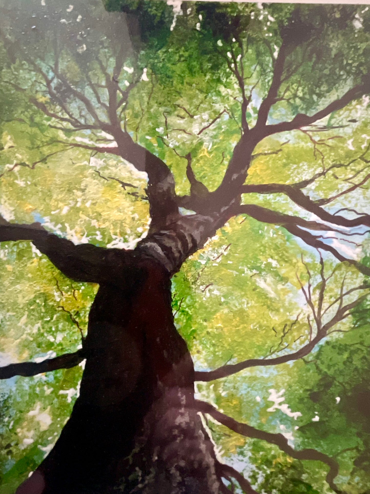 Reaching for the Light - Watercolor Painting