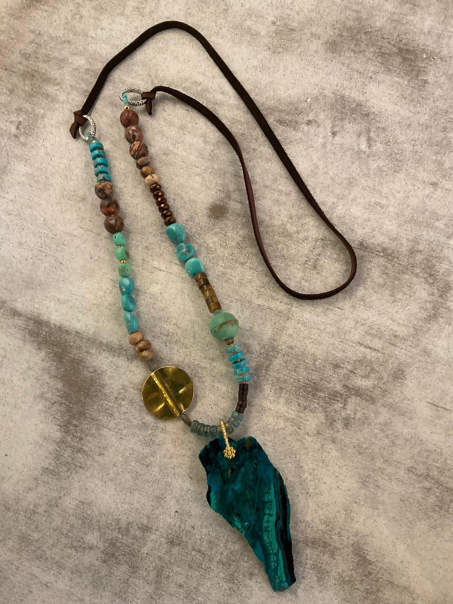 Desert Tide Boho Statement Necklace