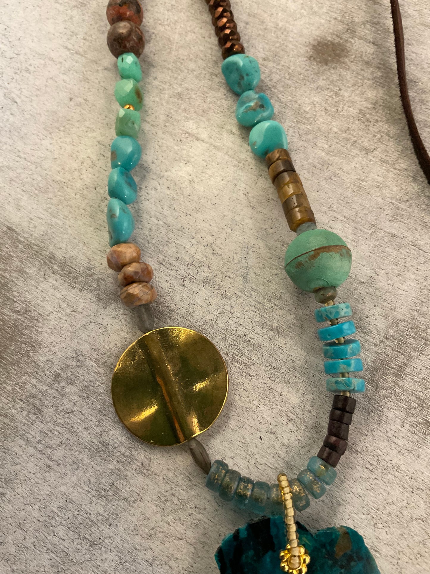 Desert Tide Boho Statement Necklace