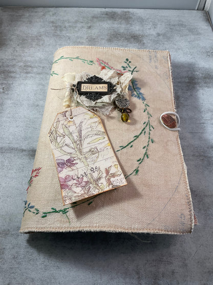 Dreams & Dust Vintage Inspired Junk Journal | Handmade Ephemera Keepsake Book