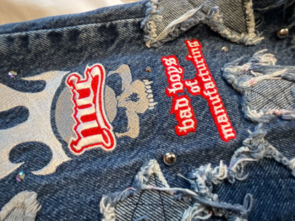 Biker Blues Bad Boys of Manufacturing Levi’s Jeans Size 14 Medium | Custom Moto Finds Denim
