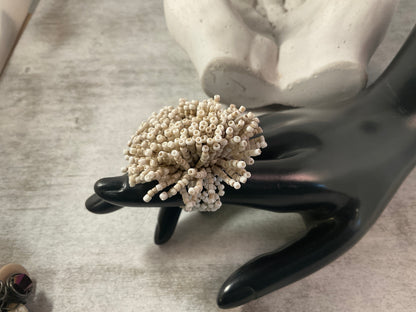 Beaded Bloom Statement Rings