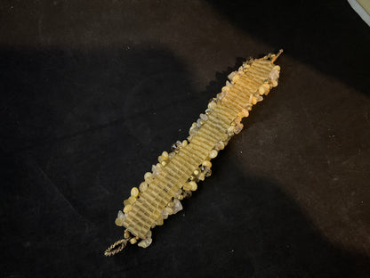 Honey Behive — Hand-Beaded Bee Bracelet