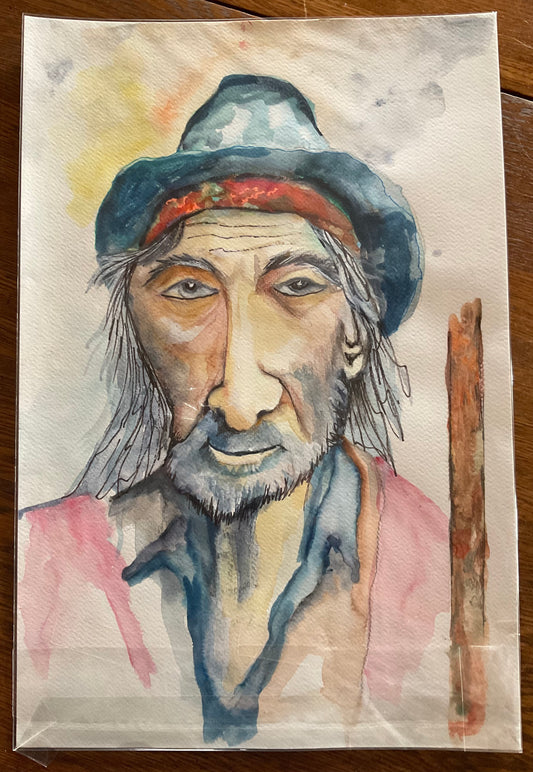 Watercolor - - Whiskers and Wanderlust