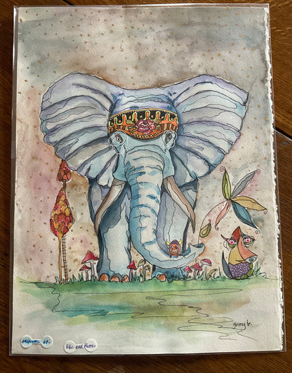Watercolor - Ellie & Picasso original