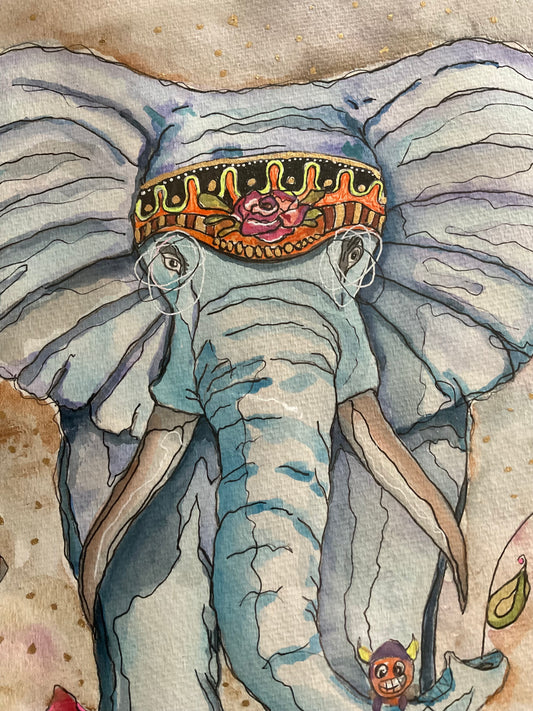 Watercolor - Ellie & Picasso original