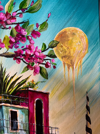 Drifting Towards Elsewhere | Original Acrylic Painting