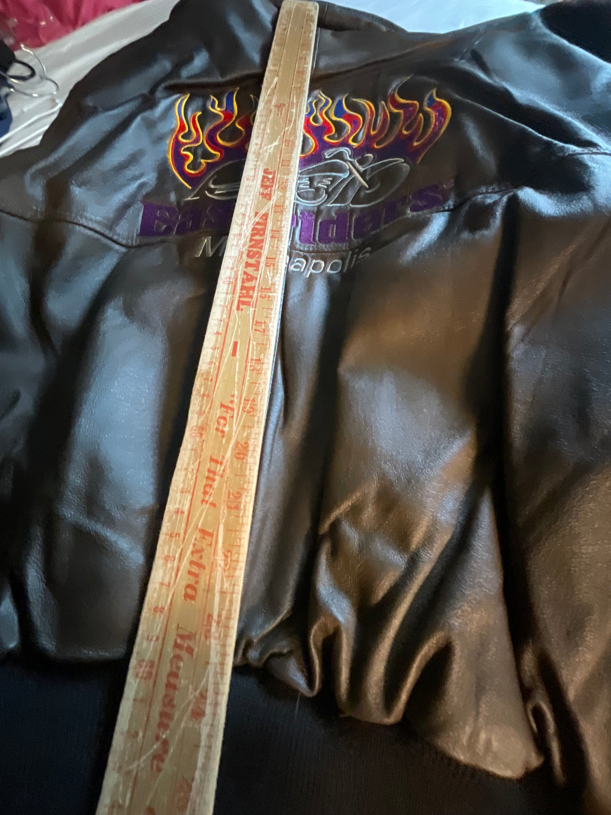 Easyriders Minneapolis Embroidered Leather Jacket – Medium