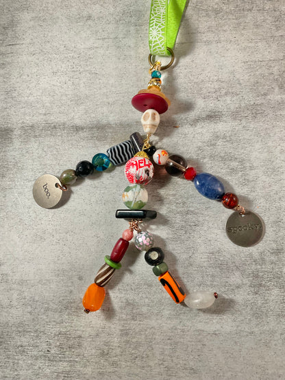 Skelly Beaded Hanging Skeleton | Large or Small