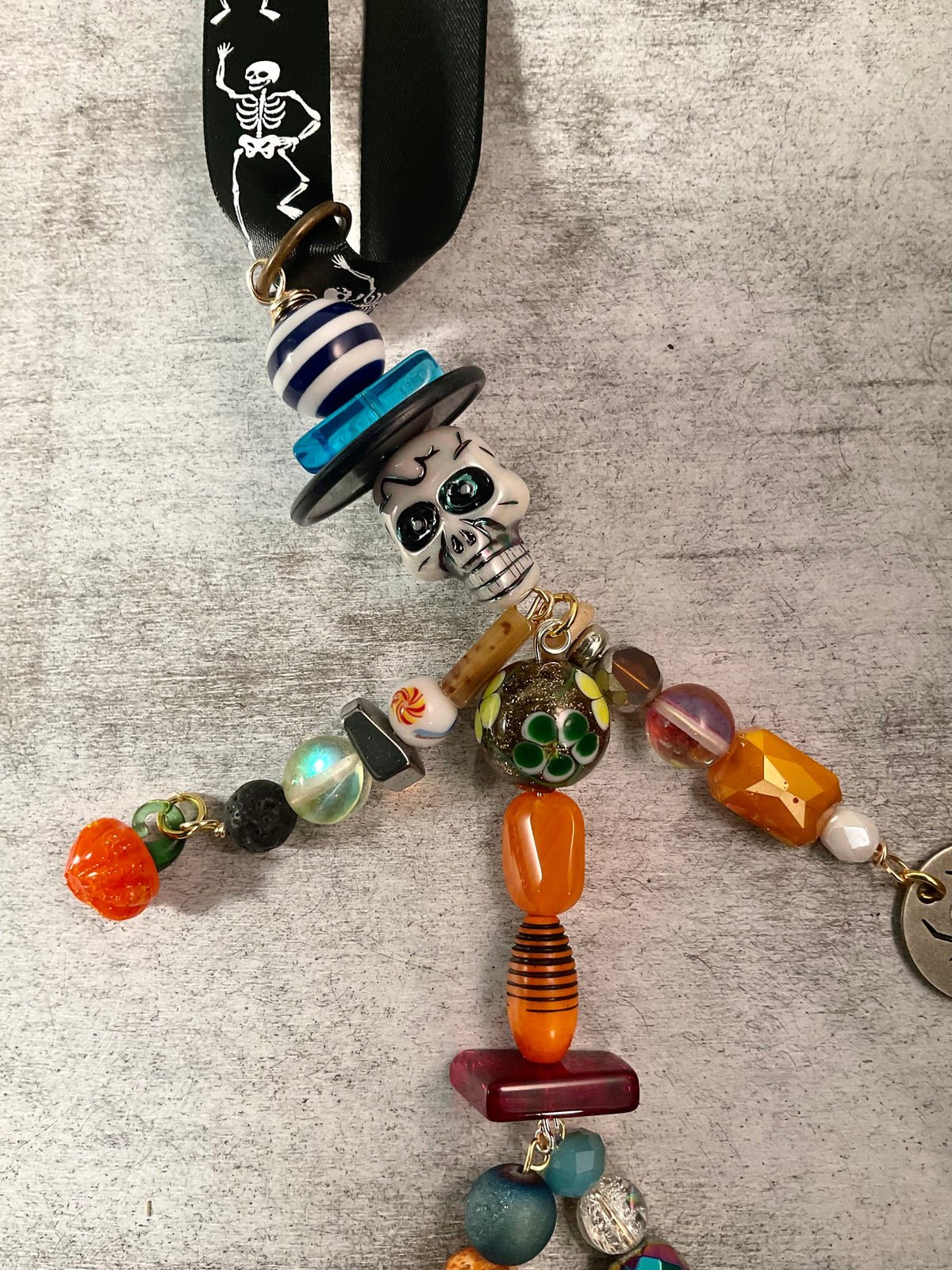 Skelly Beaded Hanging Skeleton | Large or Small