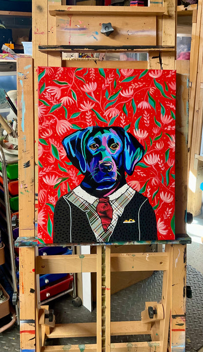 Painting - Henrietta Barkington, Lady of the Manor