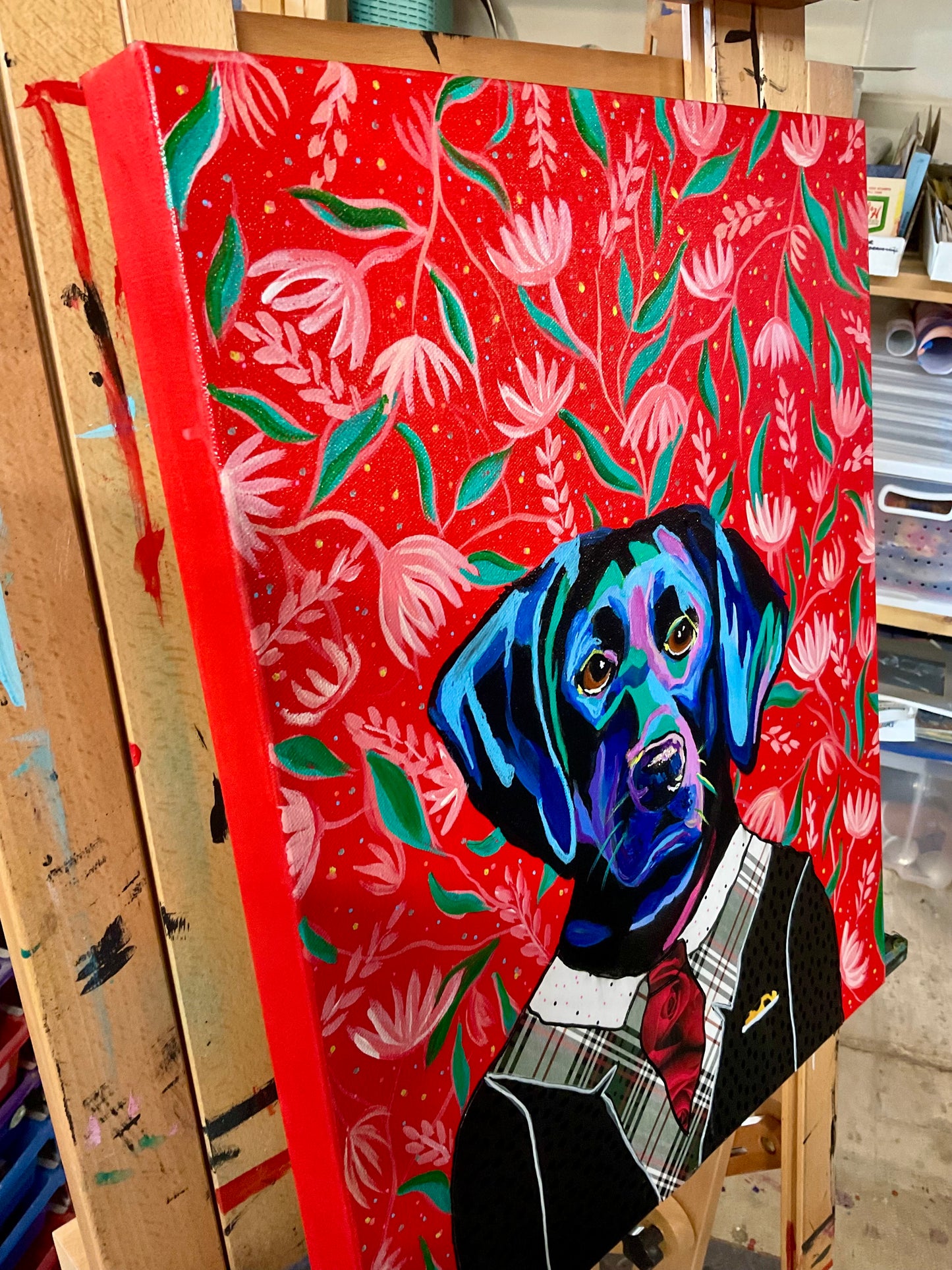 Painting - Henrietta Barkington, Lady of the Manor