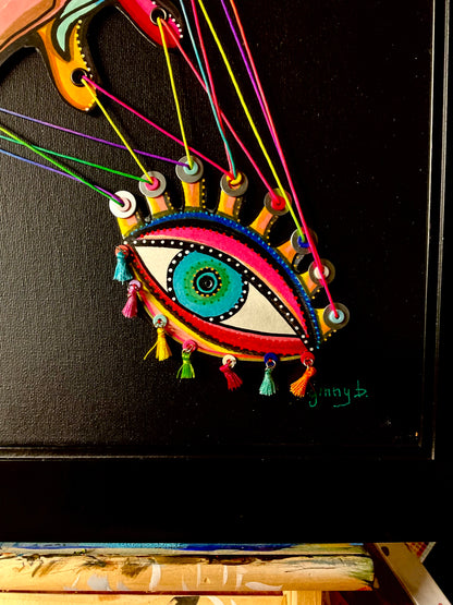 Painting - I've Got My Eye On You