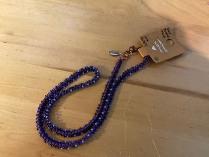 Necklace - Lavender Twilight Beaded Chain