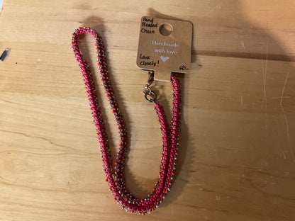 Necklace - Lavender Twilight Beaded Chain