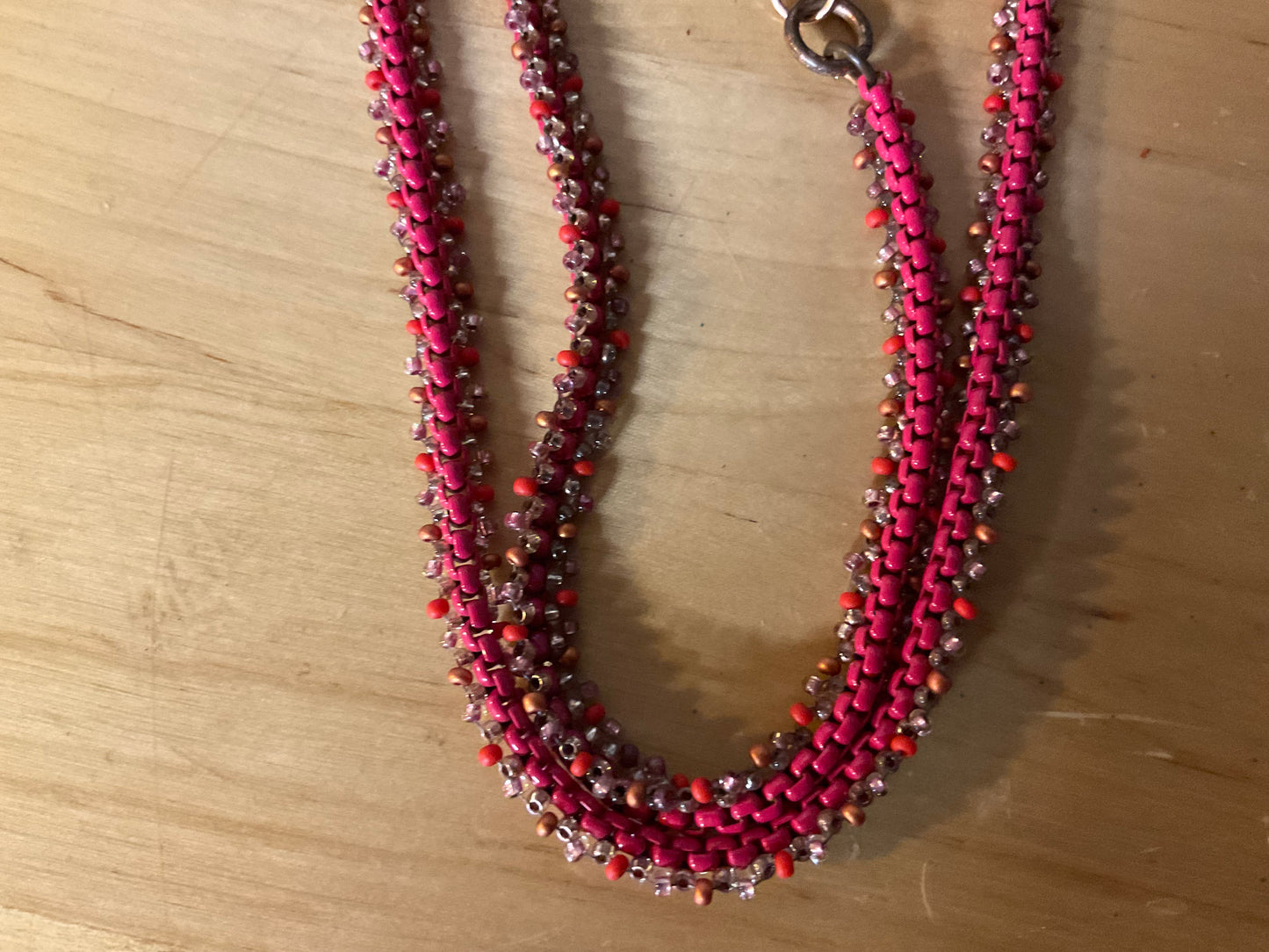 Necklace - Lavender Twilight Beaded Chain