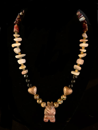 Necklace - Spirit Jasper Bear