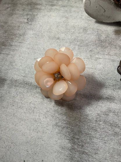 Beaded Bloom Statement Rings