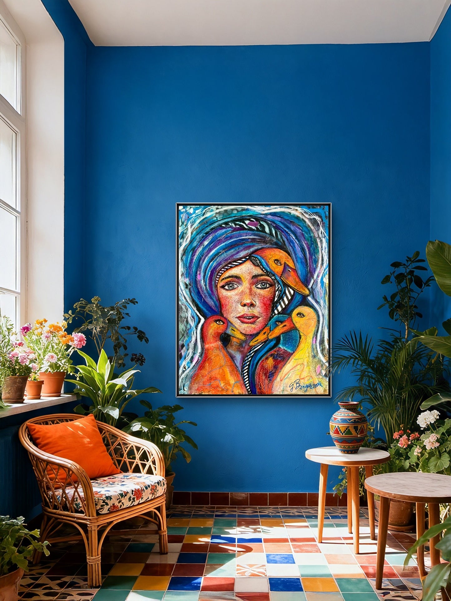 DUCKS UNLIMITED Painting