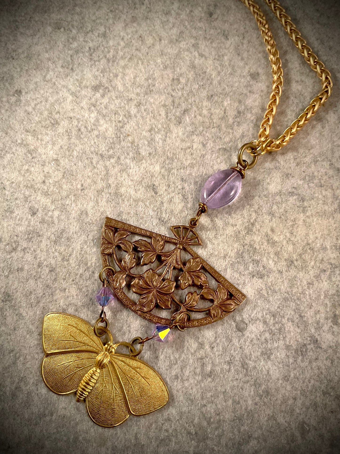 Asian Butterfly Necklace