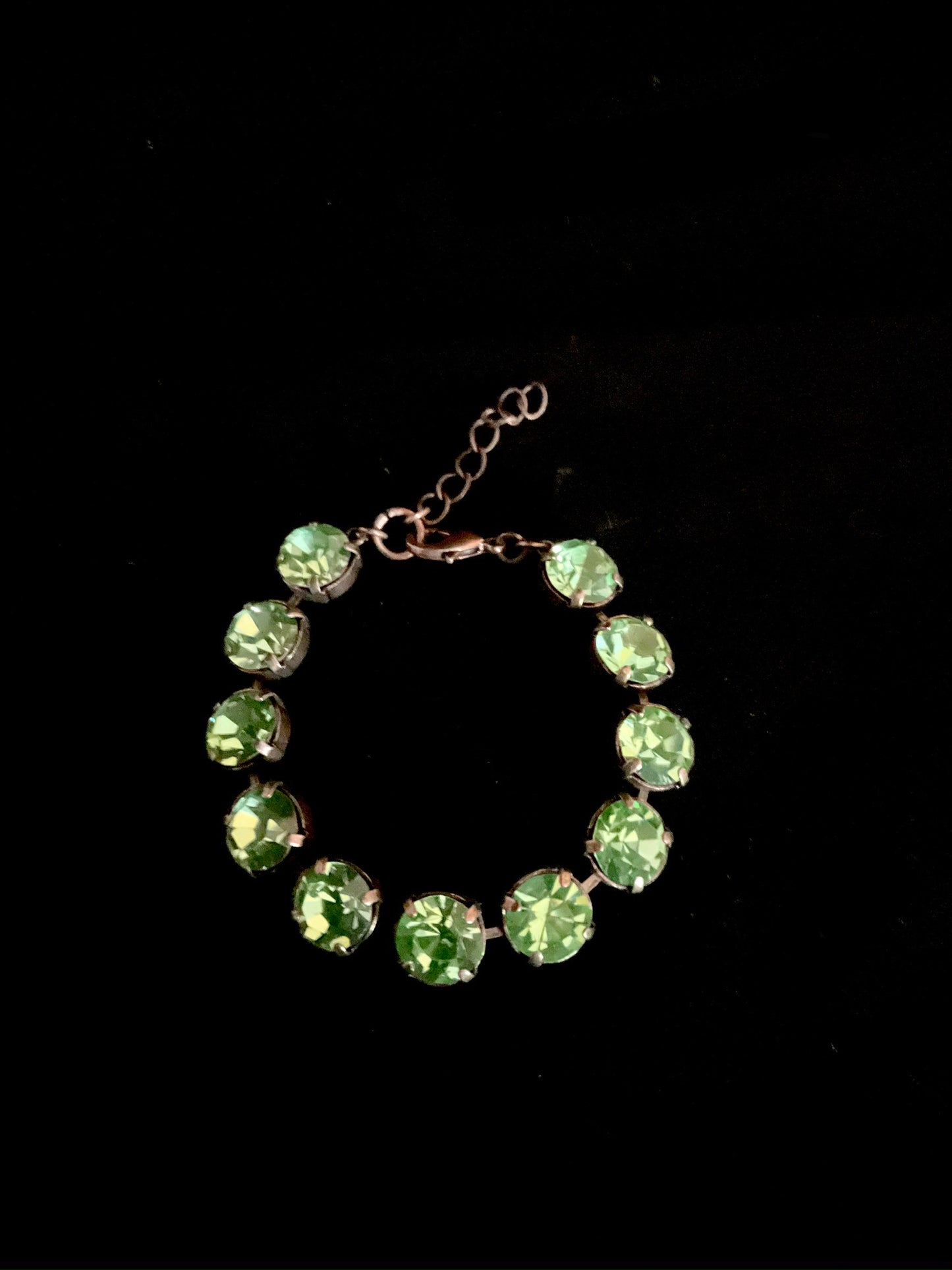 Peridot Austrian Crystal Bracelet