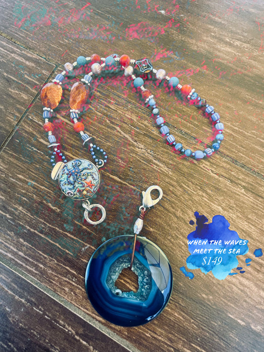 Where The Waves Meet The Sea Necklace