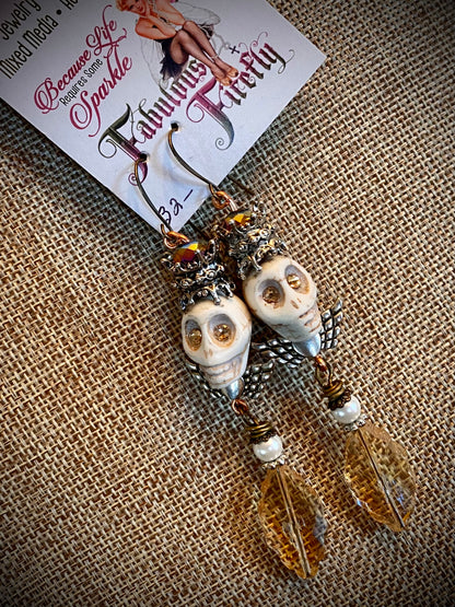 King Skully Earrings