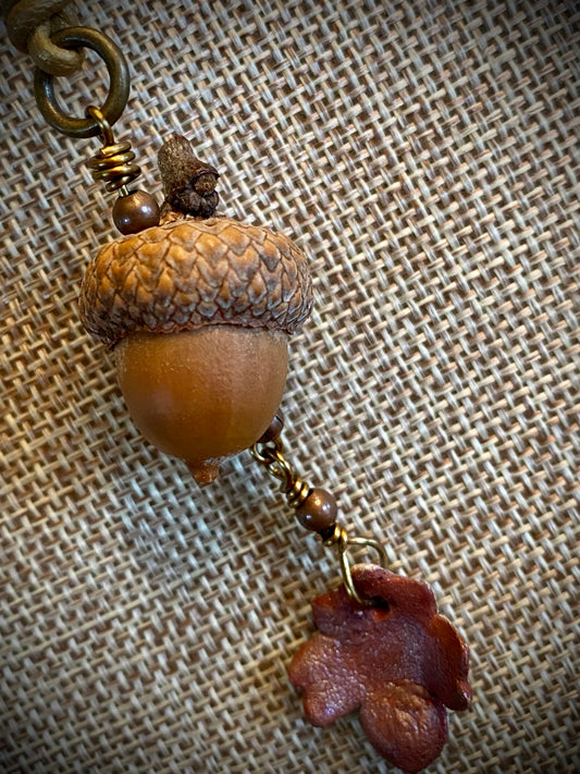 Acorn Nut Necklace