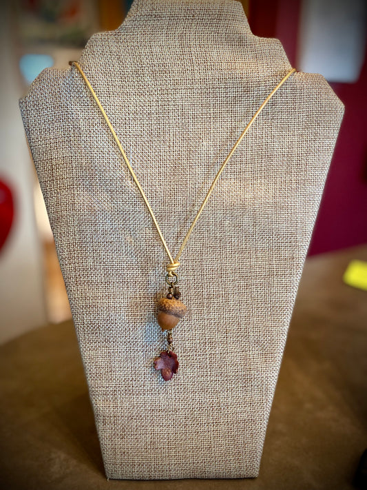 Acorn Nut Necklace