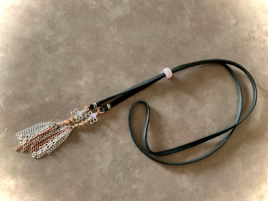 Deerskin Tassled Necklace