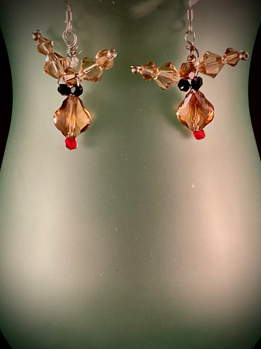 Rudolph The Red Nose Bauble Earrings