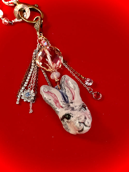 White Rabbit Necklace