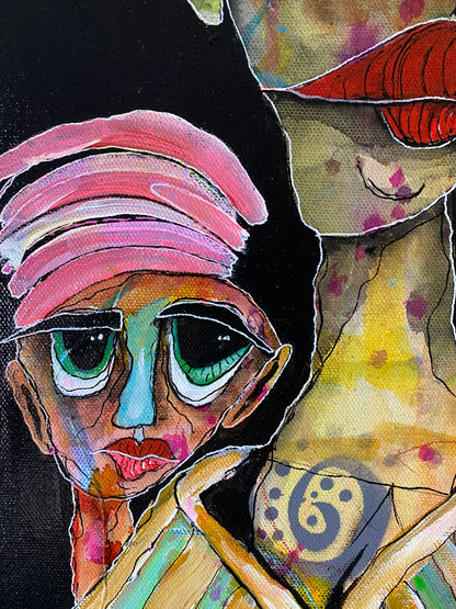 Painting - Daphne The Art Instructor