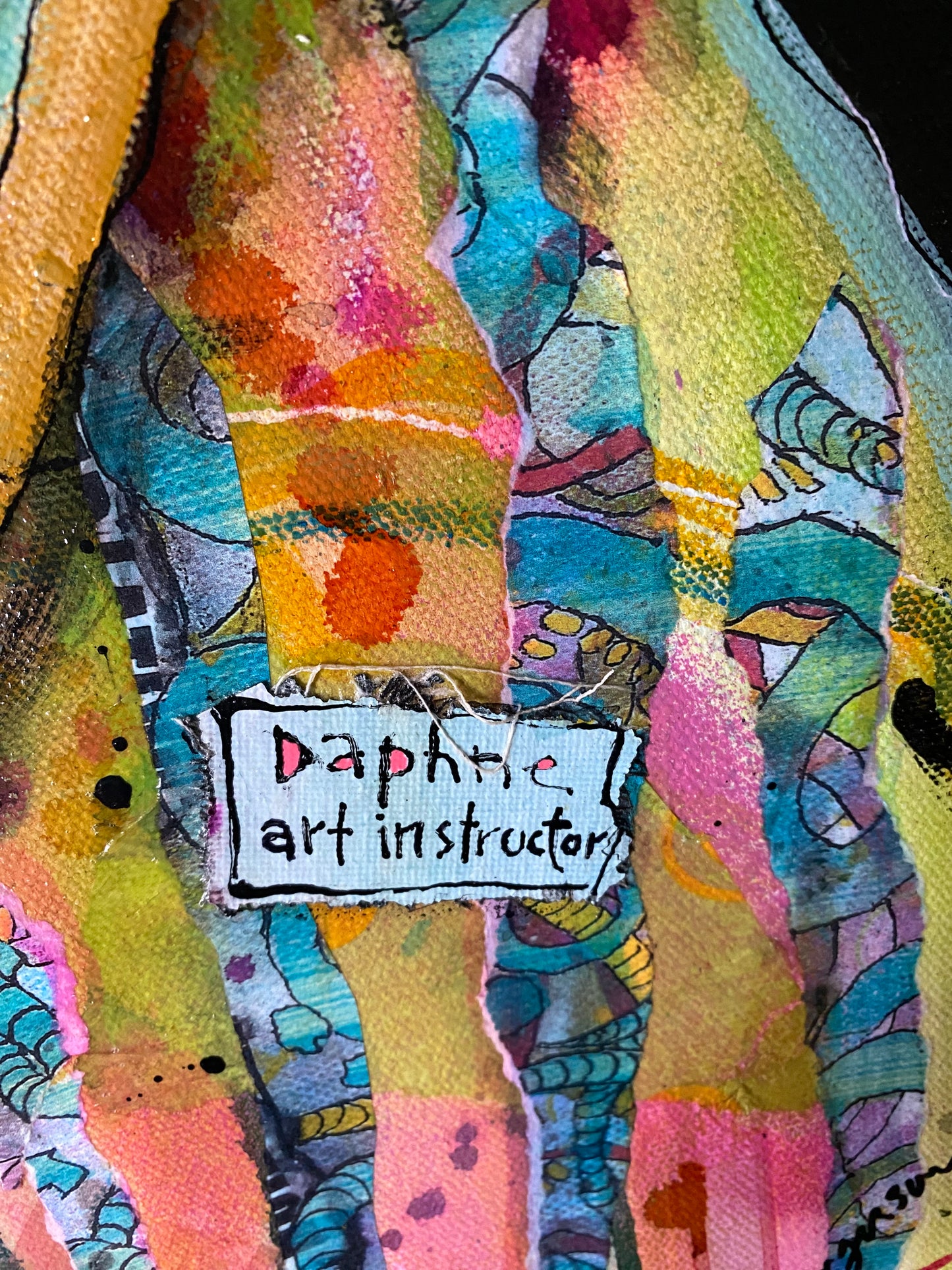 Painting - Daphne The Art Instructor